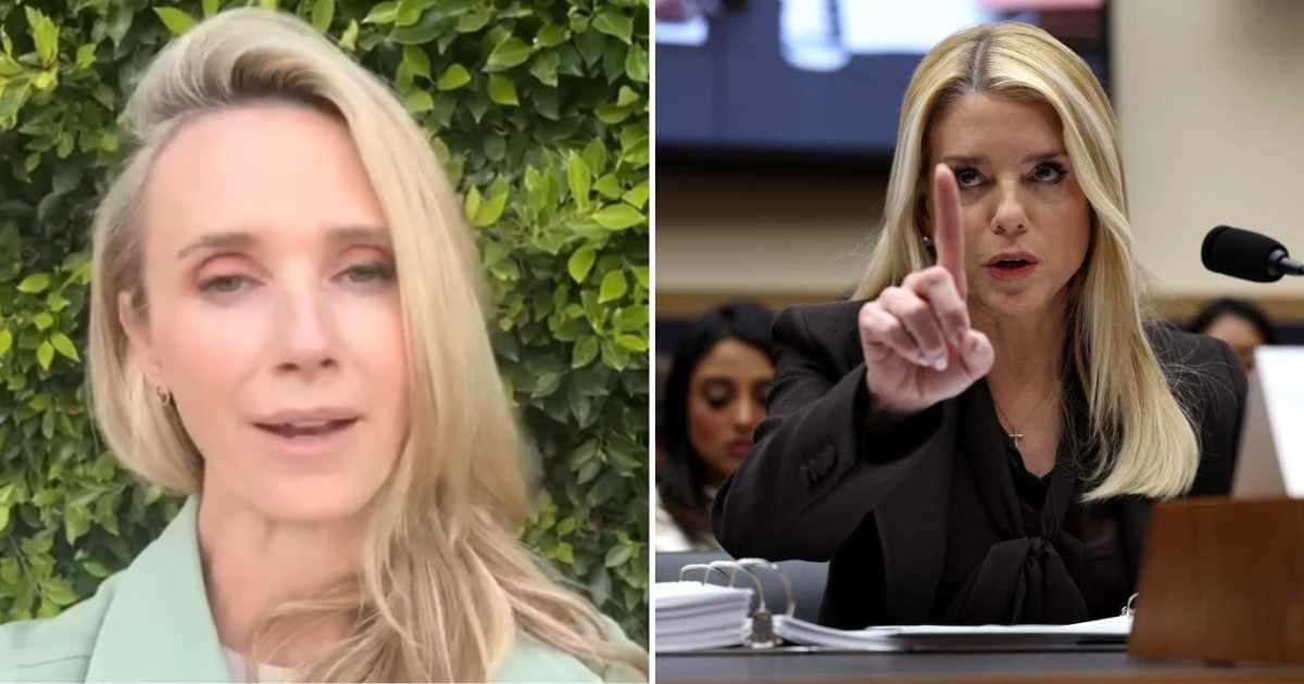 Jennifer Siebel Newsom claimed that the ouster of former Attorney General Pam Bondi reflected a pattern of targeting women and called it part of a wider 'war' (@jennifersiebelnewsom/Instagram, Getty Images)