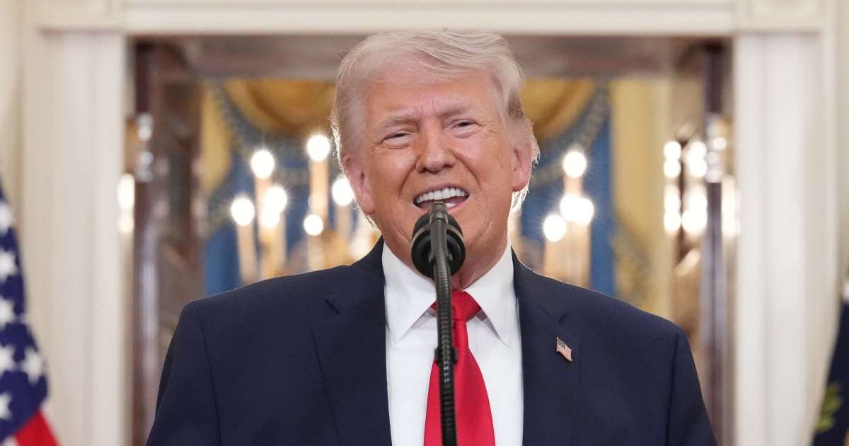 President Donald Trump's post about Jesus on Good Friday has apparently gone viral (AP Photo/Alex Brandon, Pool)