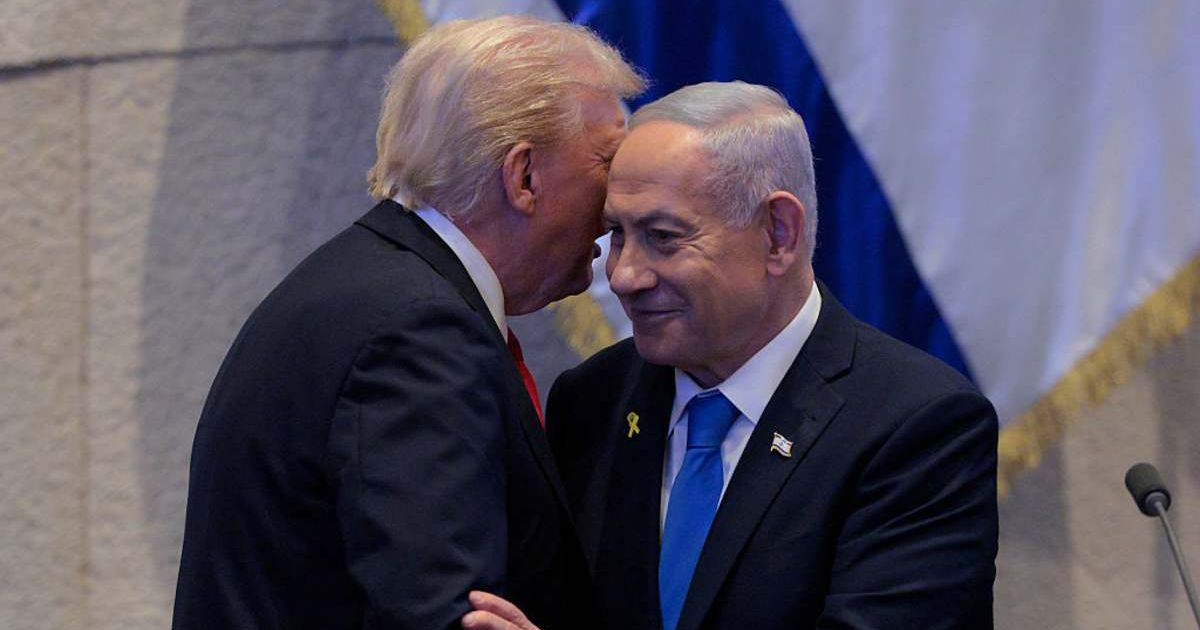 Israeli Prime Minister Benjamin Netanyahu drew parallels between the Entebbe raid and President Donald Trump's 'bold decision' to rescue the downed airman (Getty Images)