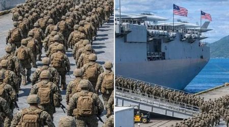 Fact Check: Is the image claiming to show US sending Marines to Hormuz Strait real?