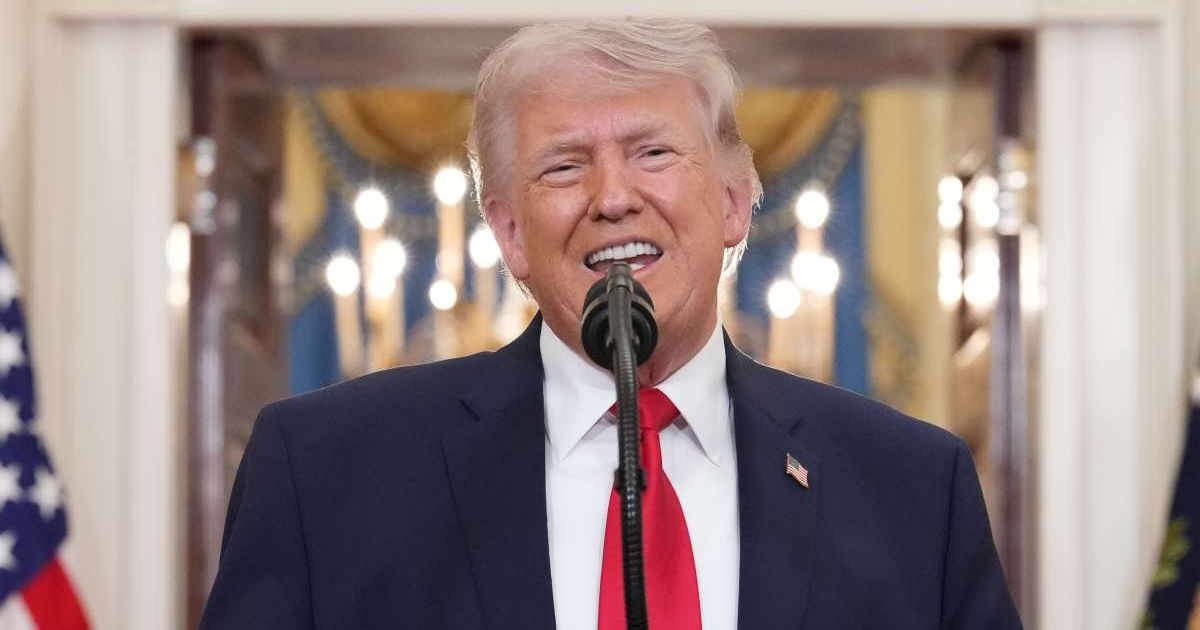 President Donald Trump blasted birthright citizenship as a “money-making hoax” while taking a swipe at the US Supreme Court (AP Photo/Alex Brandon, Pool)