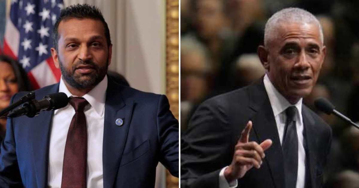 A viral post reported that FBI Director Kash Patel is preparing sweeping federal RICO charges against Obama (Getty Images, AP Photo/Erin Hooley)