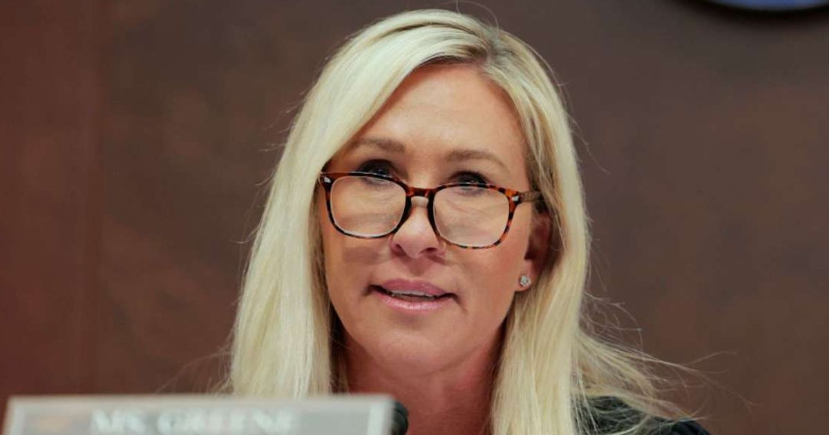 Former Rep Marjorie Taylor Greene called for President Donald Trump to be removed from office under the 25th Amendment to the US Constitution (Getty Images)