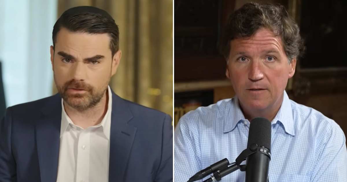 Ben Shapiro launched a sharp attack on Tucker Carlson after Carlson criticized President Donald Trump for allegedly mocking Muslims (Getty Images)