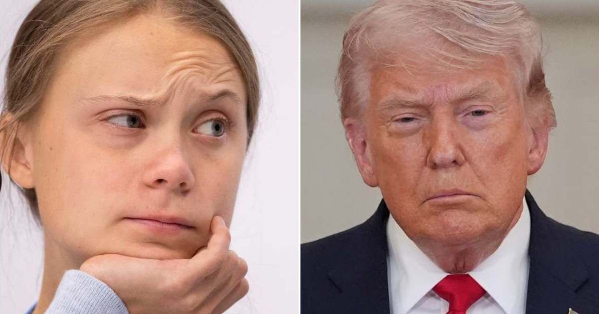 Swedish activist Greta Thunberg shared a short video blasting President Donald Trump about his statements on the Iran war (Getty Images, AP Photo)