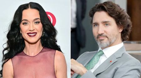 Katy Perry looks smitten as she holds on to beau Justin Trudeau in new photo