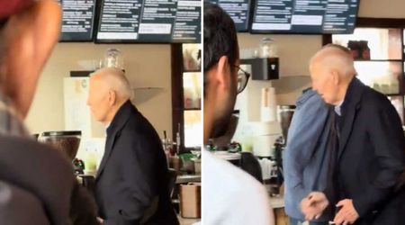 Video shows frail Joe Biden being ignored by bystanders during coffee stop in Delaware