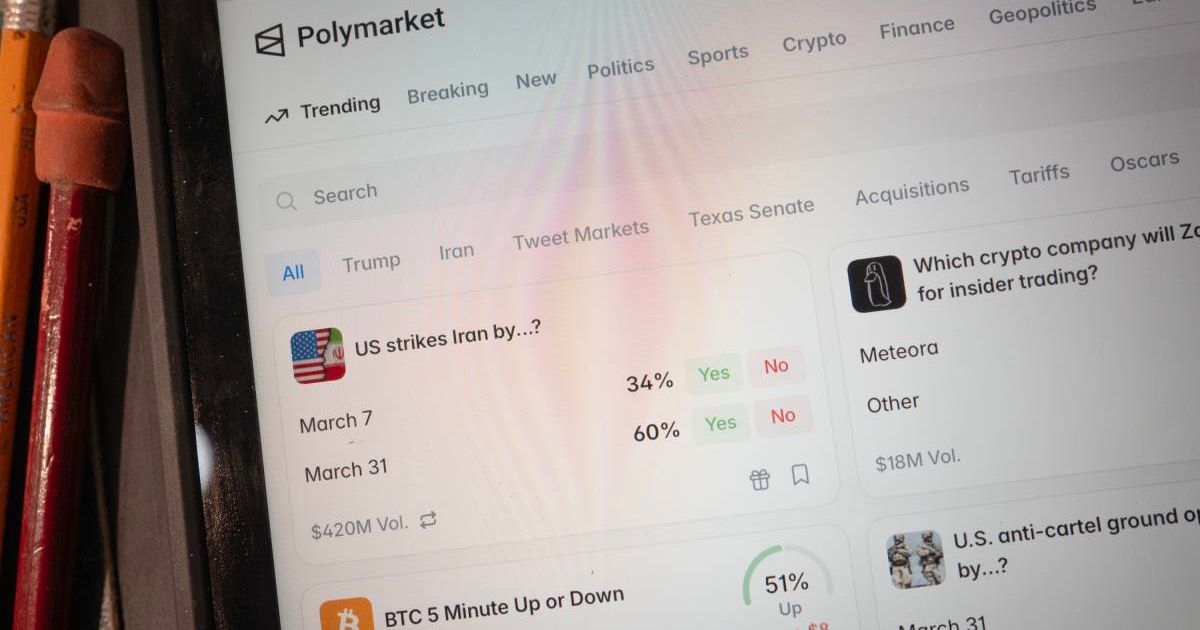 White House issued warning to staff against betting on Iran war predictions (Getty Images)