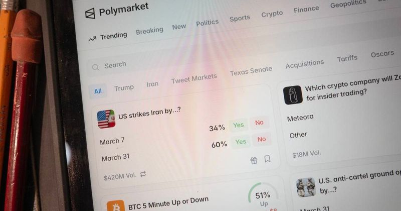 White House cautions staff over Iran war betting on prediction markets