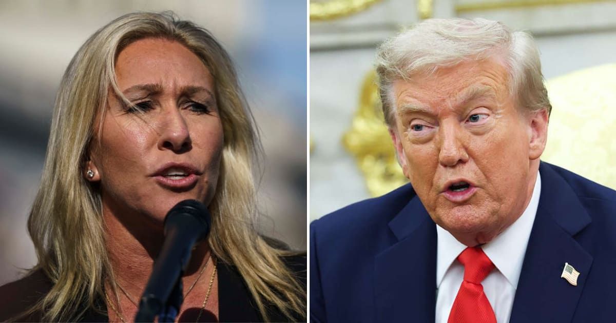MTG blasted Trump after he targeted conservative voices (Getty Images)
