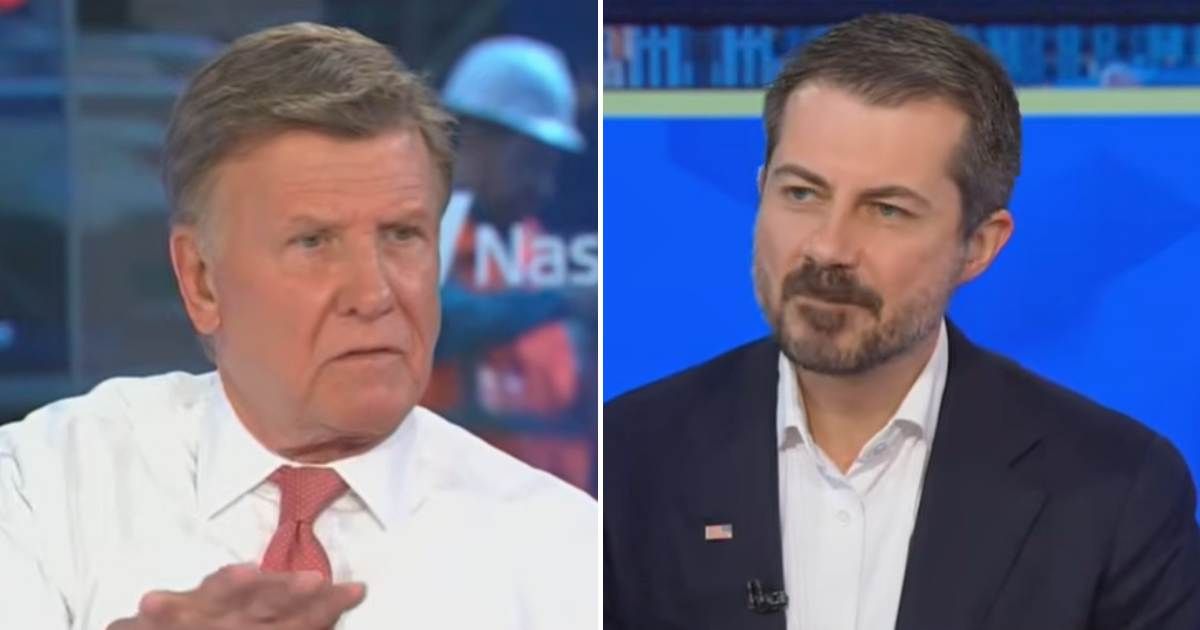 Joe Kernen slams the table on CNBC as Buttigieg claims Trump backed down on Iran (Pete Buttigieg/ Youtube)