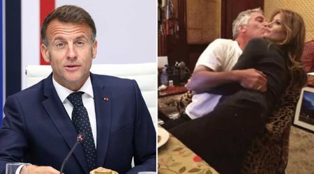Fact Check: Did Emmanuel Macron post an image of Jeffrey Epstein kissing Melania Trump?