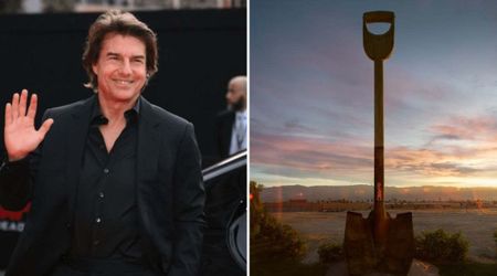 Tom Cruise drops coordinates for ‘Digger’ as giant 40-foot shovel pops up near Coachella 2026 venue