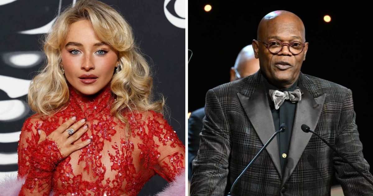 Sabrina Carpenter did a mock meditation featuring Samuel L. Jackson’s voice during her Coachella set (Taylor Hill/WireImage, Paras Griffin/Getty Images)