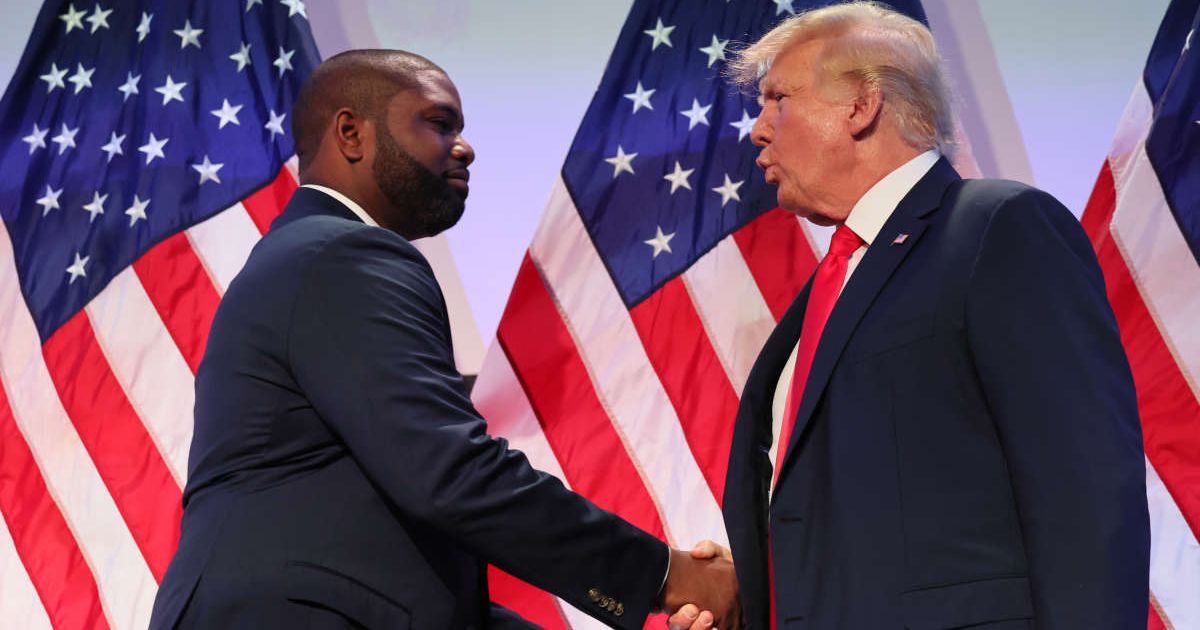 Republican Rep Byron Donalds said President Donald Trump's Iran blockade strategy aimed to restore control and ensure free global trade (Getty Images)