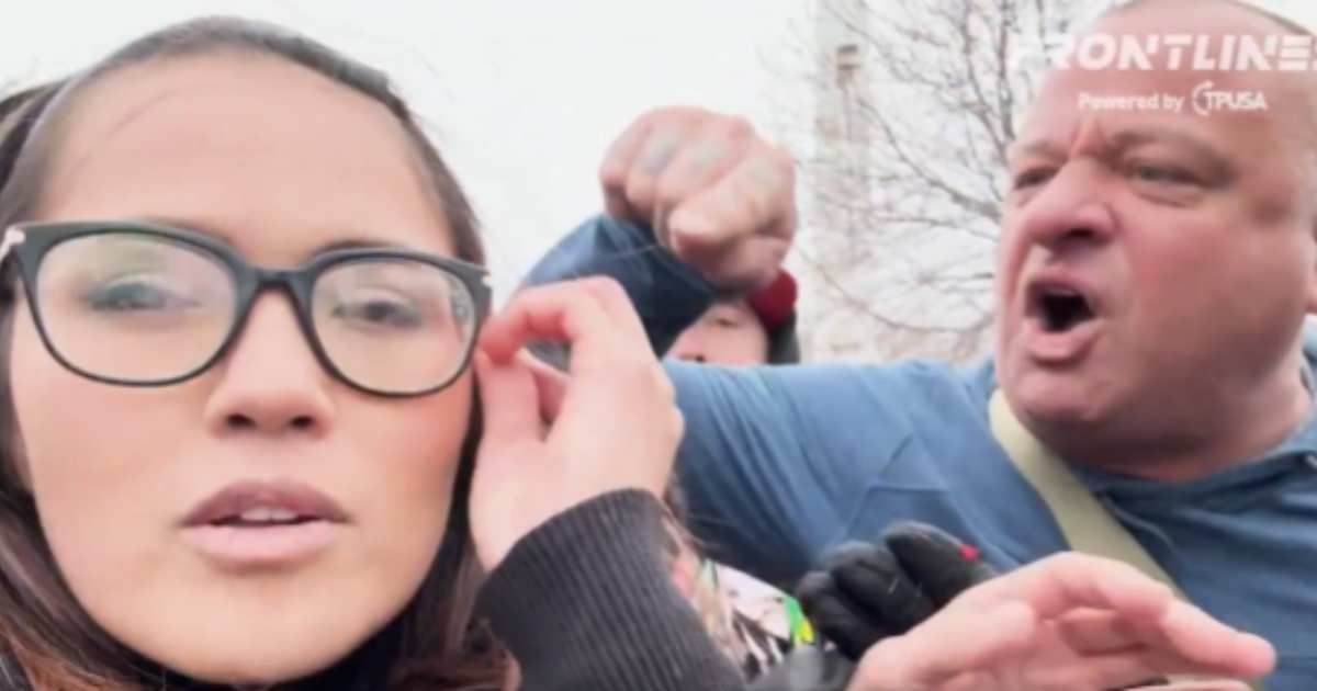 The Federal Bureau of Investigation probes an alleged assault on journalist Savanah Hernandez during an anti-ICE protest in Minneapolis (@TPUSA Rapid Response/ X)