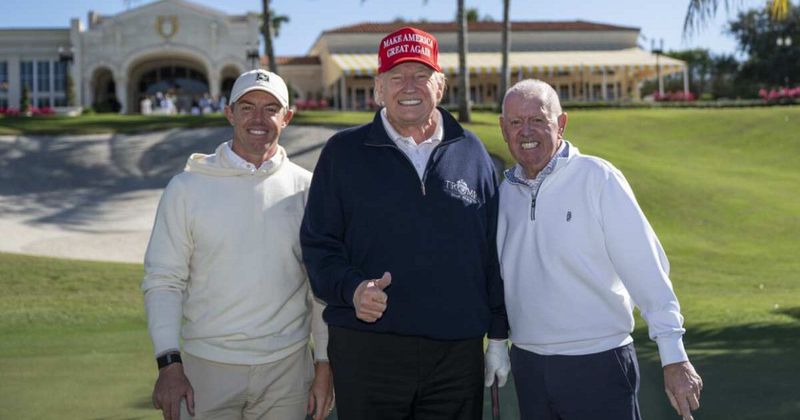 Trump shares photos of Rory McIlroy, father Gerry after historic back-to-back Masters win 