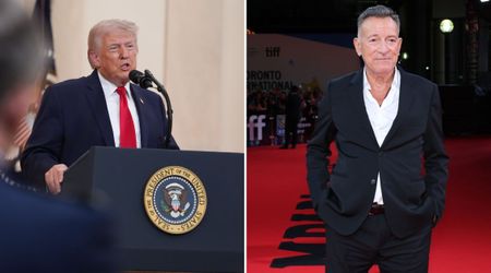 Trump mocks Bruce Springsteen's appearance with altered image: 'Prior to plastic surgery?'