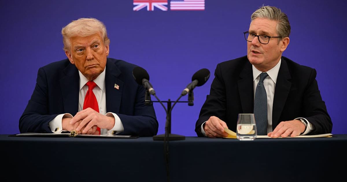 Donald Trump claimed that the United Kingdom is sending warships to help open the Hormuz Strait (Getty Images)