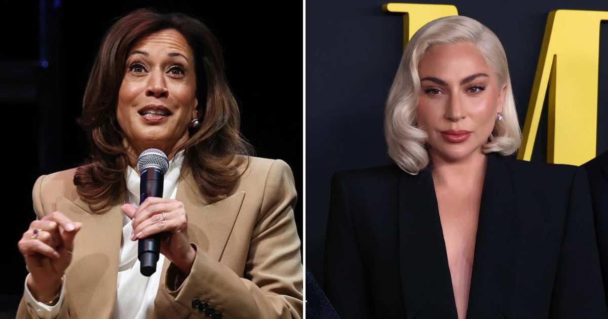  A viral social media rumor claims that the Federal Election Commission has fined Lady Gaga for endorsing Kamala Harris in 2024 (Getty Images)