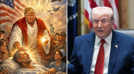 Trump quietly deletes AI Jesus image after 'blasphemy' storm from his own side