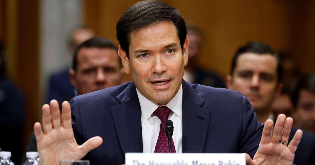 Secretary of State Marco Rubio testifies during a Senate Foreign Relations Committee hearing in the Dirksen Senate Office Building on Capitol Hill on January 28, 2026 in Washington, DC (Getty Images)