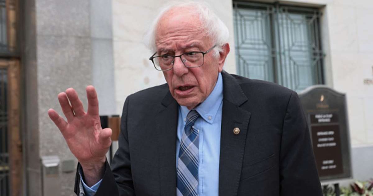 Bernie Sanders said Donald Trump attacked the Pope and posted messianic images (Getty Images)