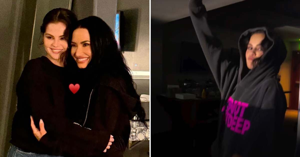 Selena Gomez shares emotional backstage moments with Demi Lovato after attending her ‘It’s Not That Deep Tour’ opening night (@selenagomez/Instagram)