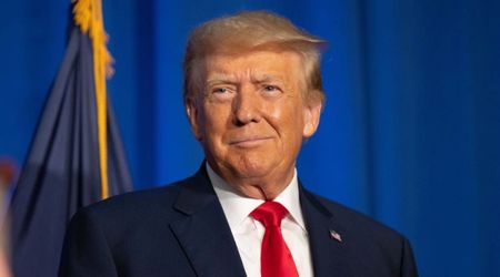 Trump calls situation ‘world extortion’ as US Navy blocks Hormuz, urges UK to ‘drill baby drill’