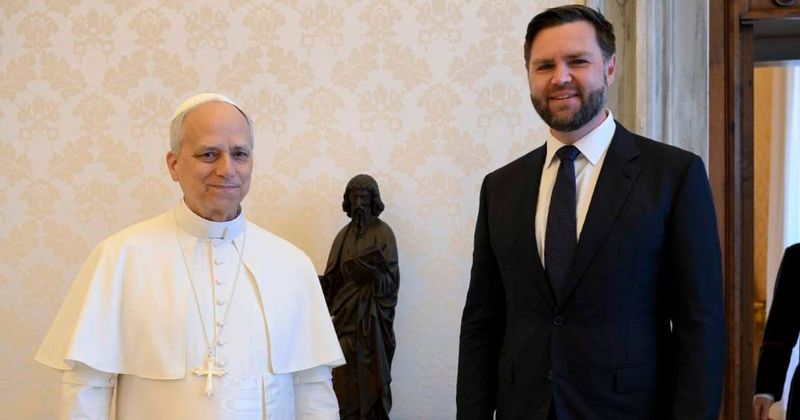 JD Vance tells Pope Leo XIV he must 'be careful' when speaking on 'matters of theology'