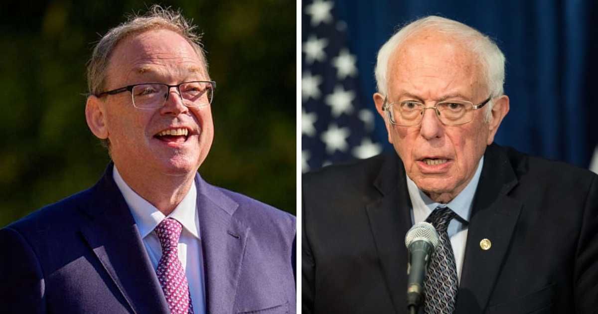 Bernie Sanders reacted to a clip in which Kevin Hassett suggested inflation could drop significantly if energy prices were to fall (Getty Images)