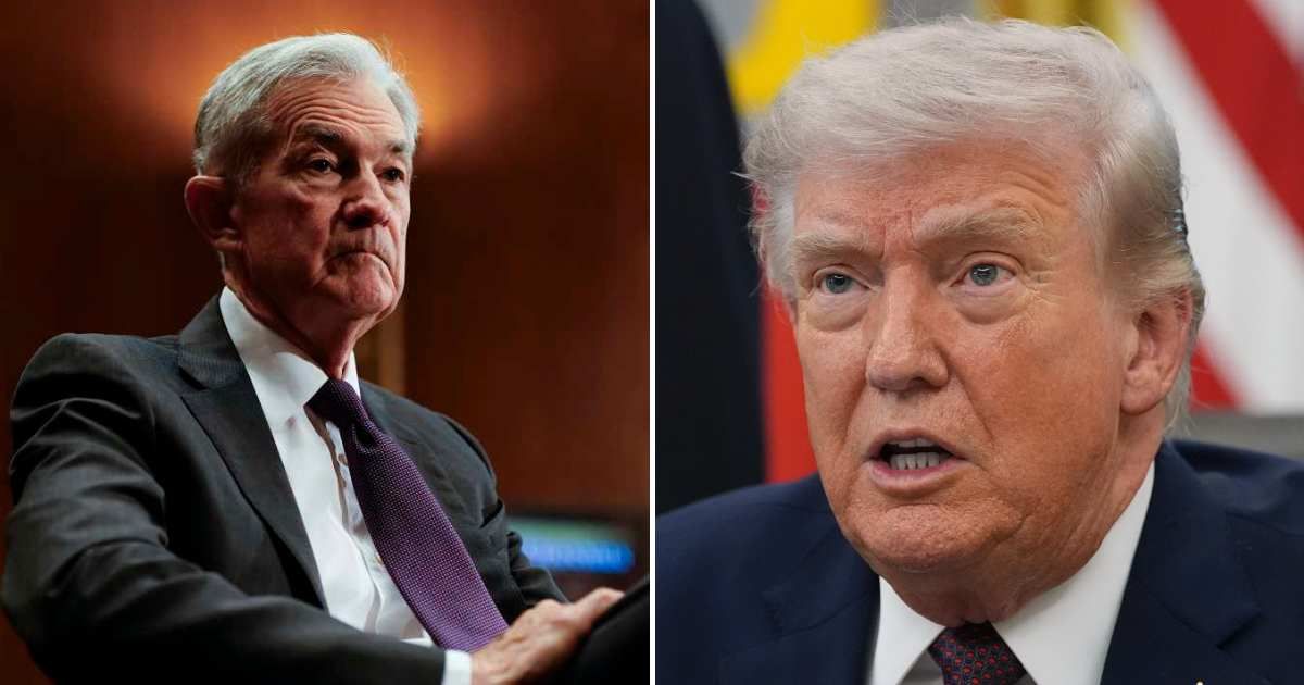 President Donald Trump, in an exclusive interview with Fox Business, signaled he will fire Jerome Powell if he refuses to step down (Getty Images, AP Photo/Alex Brandon)