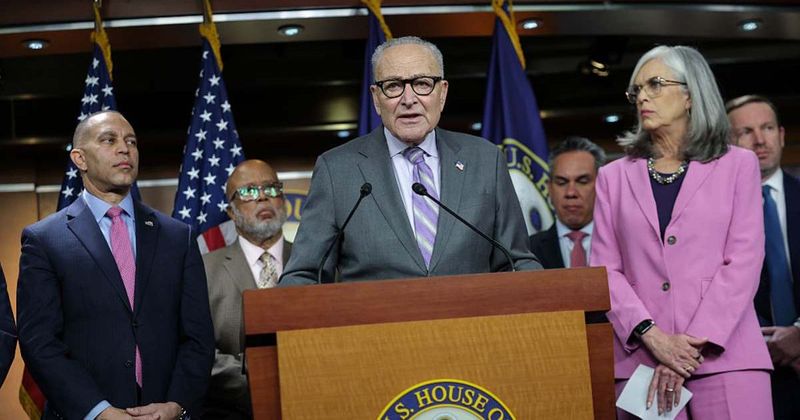 Dems hit back at Trump's bid to 'line his own pockets' with billions from government coffers