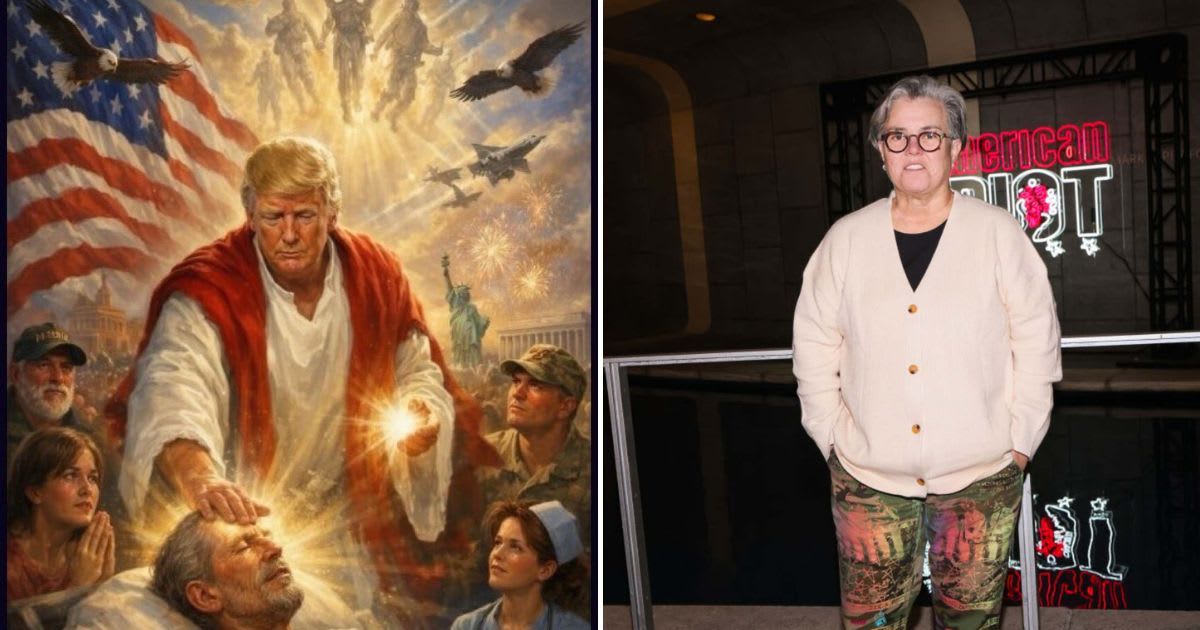 Rosie O'Donnell urged Americans to act, criticizing Donald Trump’s actions and calling the situation an emergency (@therealdonaldtrump/Truth Social, Paul Archuleta/Getty Images)