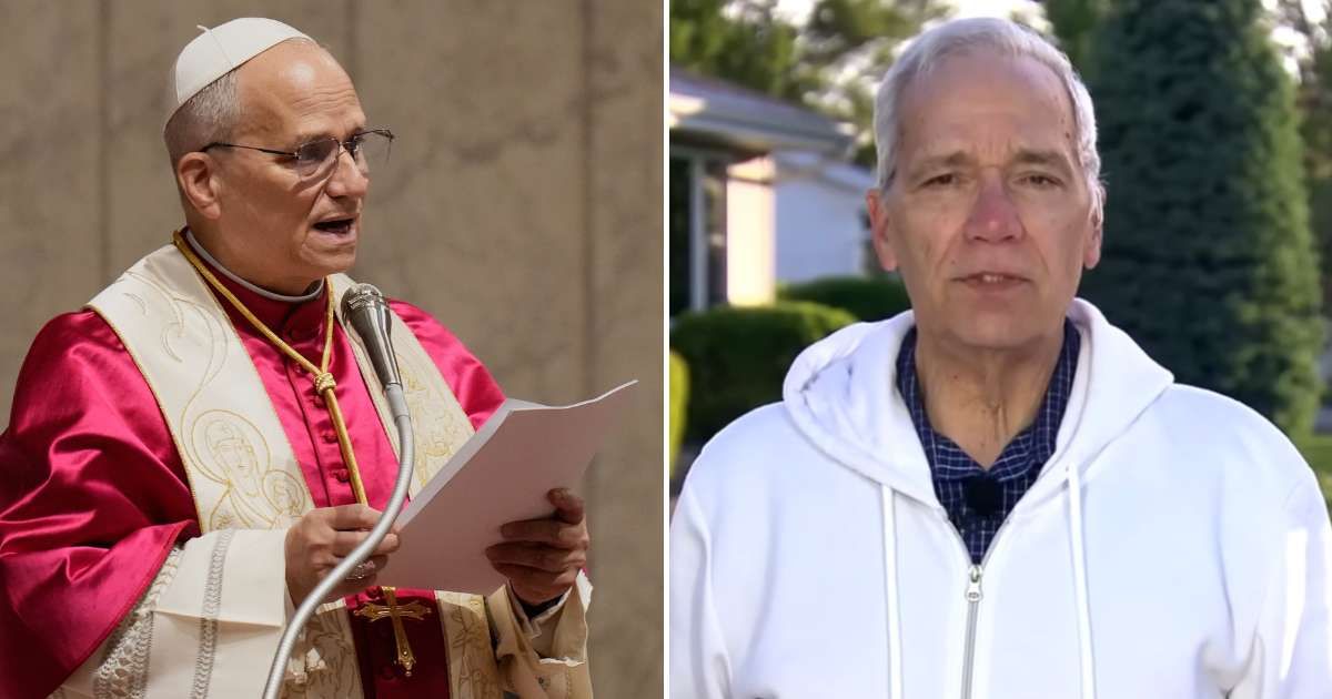 A suspected hoax bomb threat at John Prevost's residence, brother of Pope Leo XIV, created panic in Illinois on Wednesday, April 15 (AP Photo/Gregorio Borgia, Screengrab/ Good Morning America/ YouTube)