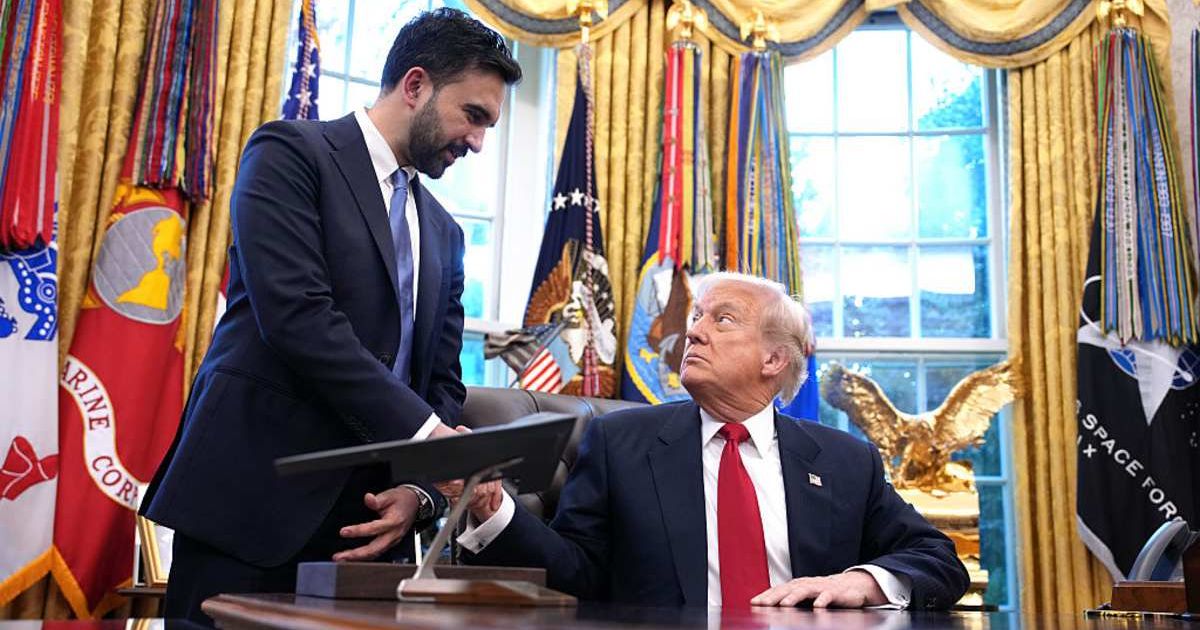 New York City Mayor Zohran Mamdani said candid conversations with President Donald Trump continued despite sharp policy differences, including over the Iran conflict (Getty Images)