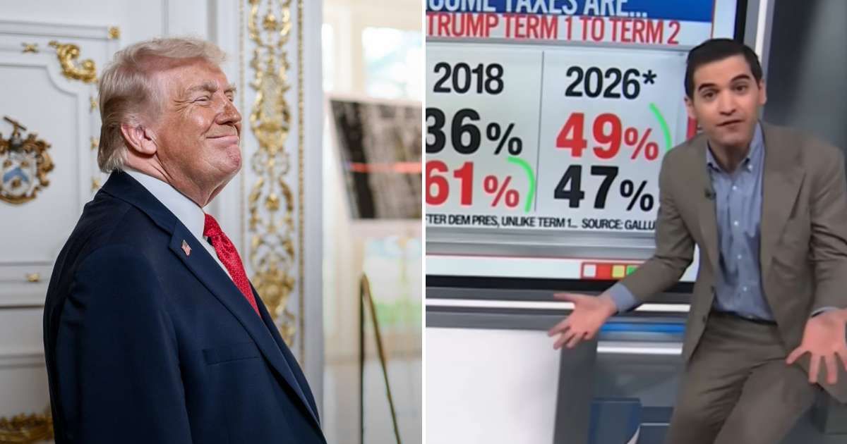 CNN’s chief data analyst Harry Enten said seniors remained firmly behind President Donald Trump, strengthening the GOP position ahead of the midterms (White House/X, Screengrab/ CNN/YouTube)