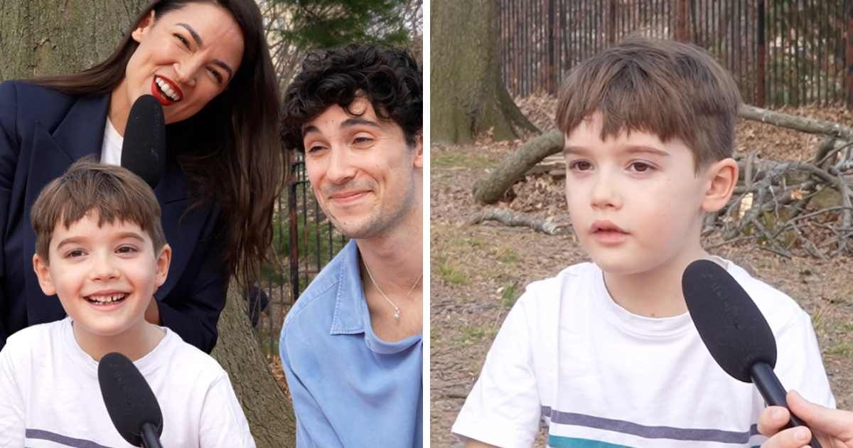 A viral video featuring Alexandria Ocasio-Cortez has sparked widespread discussion after a young boy shared his simple yet striking views on healthcare costs in the United States (Instagram/@aoc)