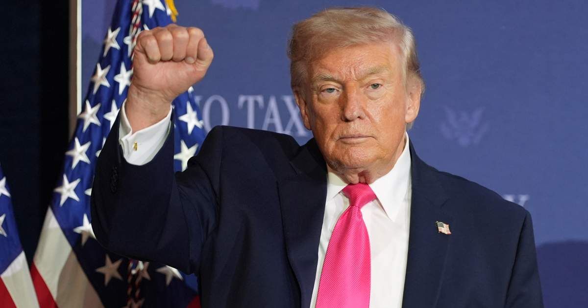 Speaking in Nevada, Trump framed the Iran war as a strategic detour to stop 'bad things' from happening. He says the current naval pressure is working as major tankers are turning back at sea (AP Photo/Alex Brandon)