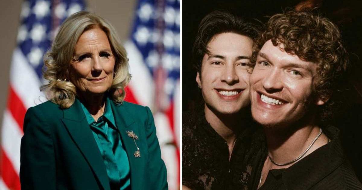 Jill Biden attended the live auction at the NYC LGBT Community Center’s Center Dinner for 'Heated Rivalry' auction (Chip Somodevilla/Getty Images, Emilio Madrid/Getty Images for Creative Artists Agency, LLC)