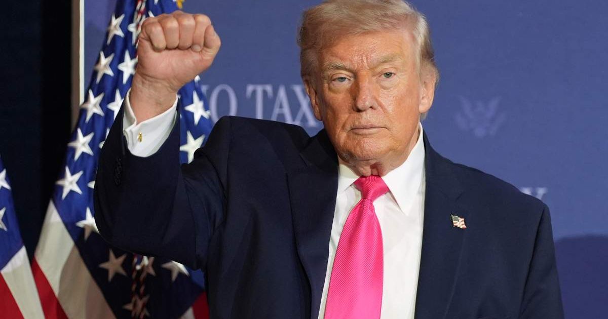 President Donald J Trump said the US and Iran were nearing a peace deal to end the conflict, with talks expected to continue over the weekend (AP Photo/Alex Brandon)