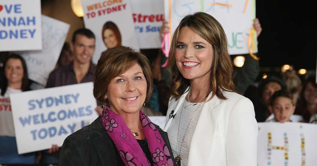 Nancy Guthrie with her daughter Savannah Guthrie during filming of 'Today' show (Don Arnold/WireImage)