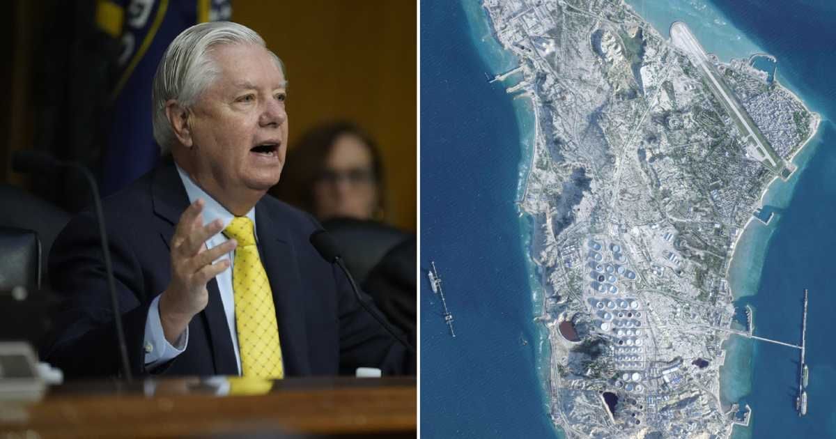 Senator Lindsey Graham said Kharg Island is a key leverage point in US strategy, adding that targeting export infrastructure could shape negotiations if disruptions continue (Getty Images)