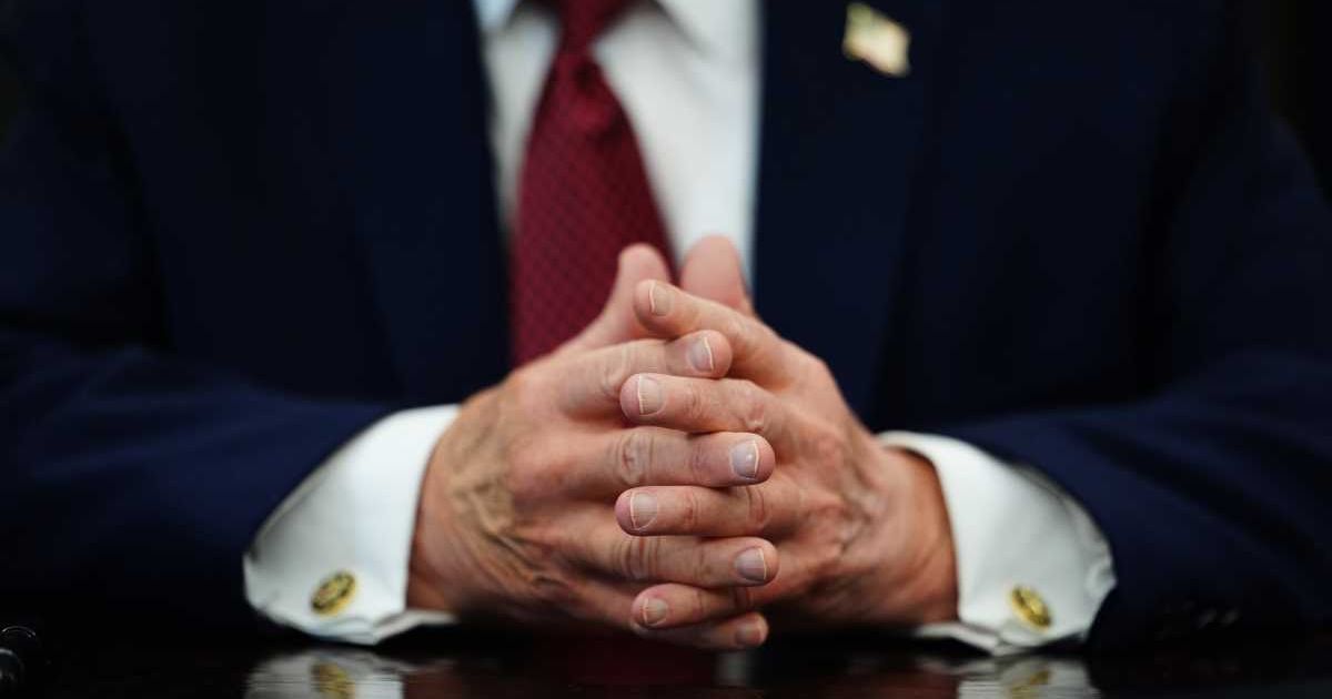 President Donald Trump convened top security advisers after the IRGC attempted to re-close the Strait hours before the ceasefire expired (AP Photo/Julia Demaree Nikhinson)