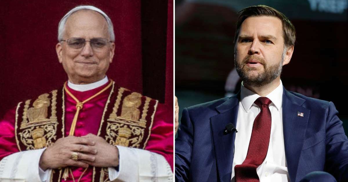 JD Vance praised Pope Leo XIV on Saturday, April 18, for clarifying that his recent messages on peace were not intended as a personal debate with President Donald Trump (Getty Images)