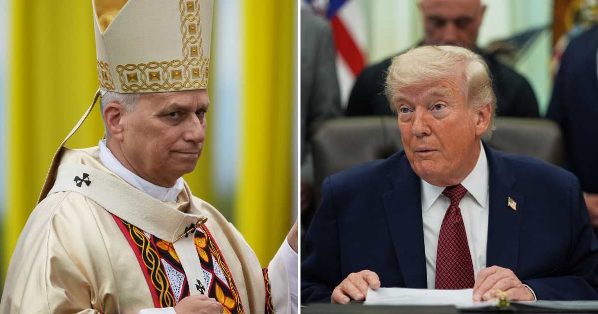 The claim about the Nobel Committee's apparent plan to award Pope Leo XIV the Peace Prize to offend Donald Trump originated from an X account called 'The Halfway Post' (AP Photo)