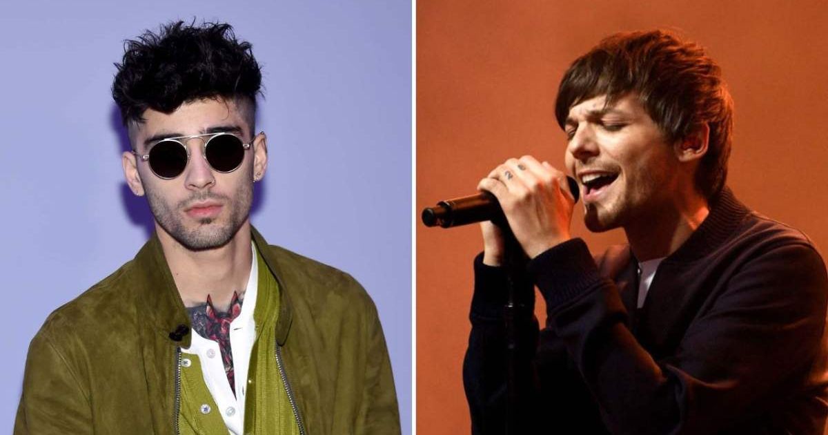 Louis Tomlinson has reportedly unfollowed former One Direction bandmate Zayn Malik on Instagram (Dimitrios Kambouris/Getty Images for Tom Ford, Gary Gershoff/Getty Images for iHeartMedia)
