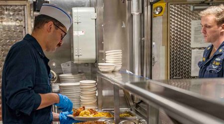 Navy pushes back against food shortage reports with ‘fresh meals’ photos