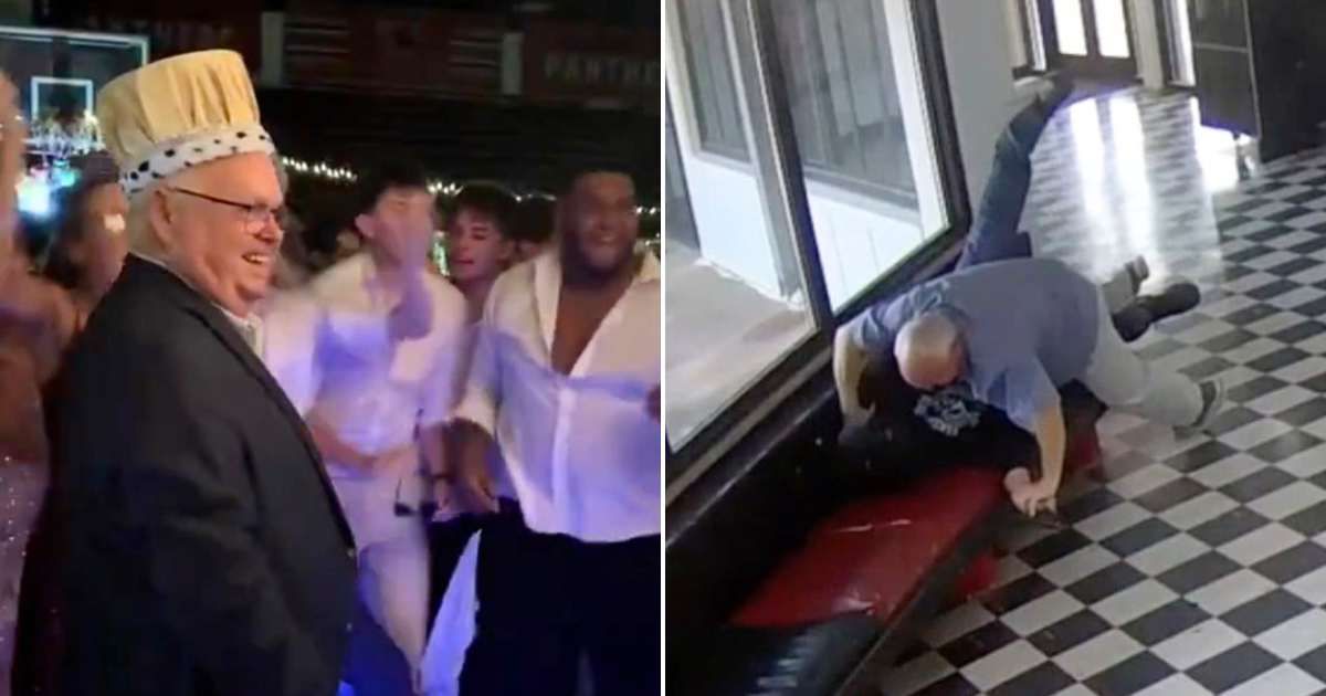 Kirk Moore was hailed a hero after he tackled a gunman at Pauls Valley High School (X/@RedWavePress)