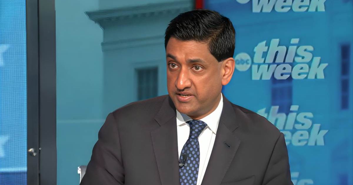 Rep Ro Khanna warned that the $400 billion spent on the Iran war had driven up gas prices and strained funding for domestic healthcare programs (Screengrab/ABC's This Week)